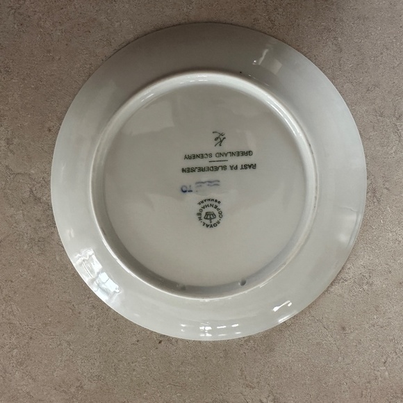 Royal Copenhagen Annual Blue Christmas 4 Plates Vintage Denmark 1973, 78, 79, 80 - Picture 6 of 14